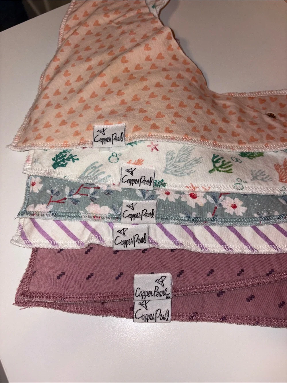 Copper Pearl | bandana bibs